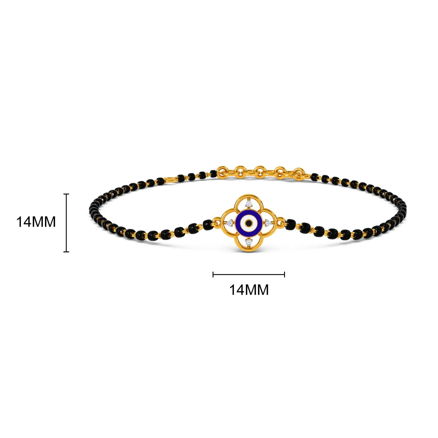 Mirha Evil Eye Mangalsutra Bracelet