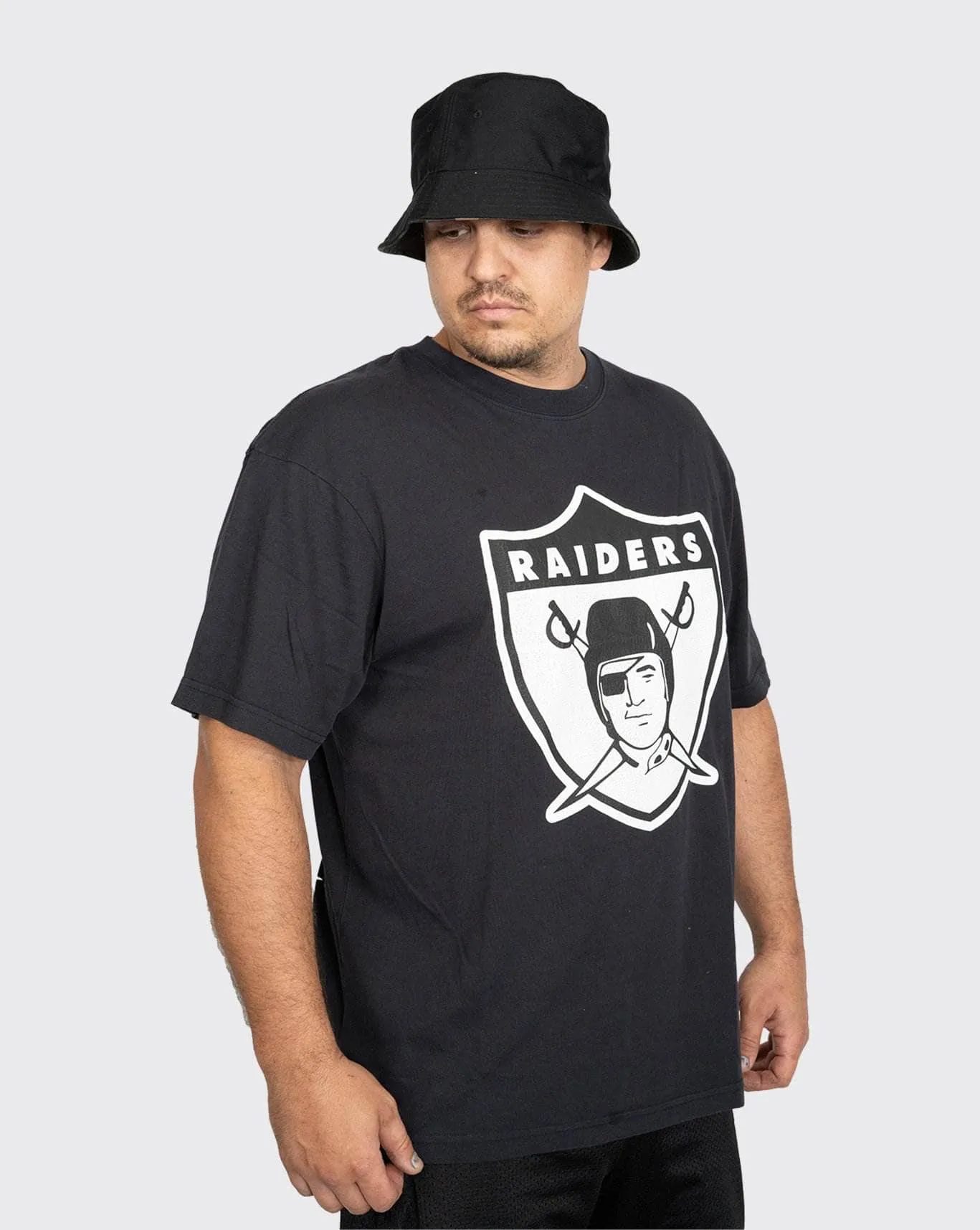 Mitchell & ness vintage raiders classic big logo tee