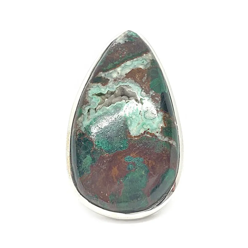 Montie Chrysocolla Statement Ring - A