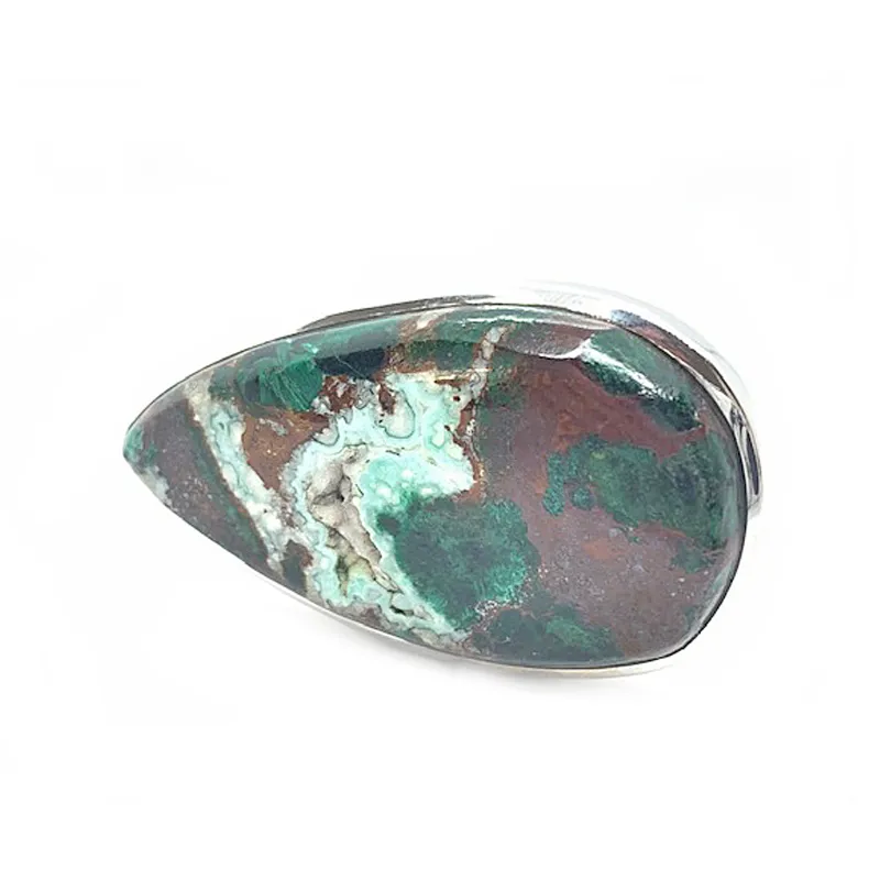 Montie Chrysocolla Statement Ring - A