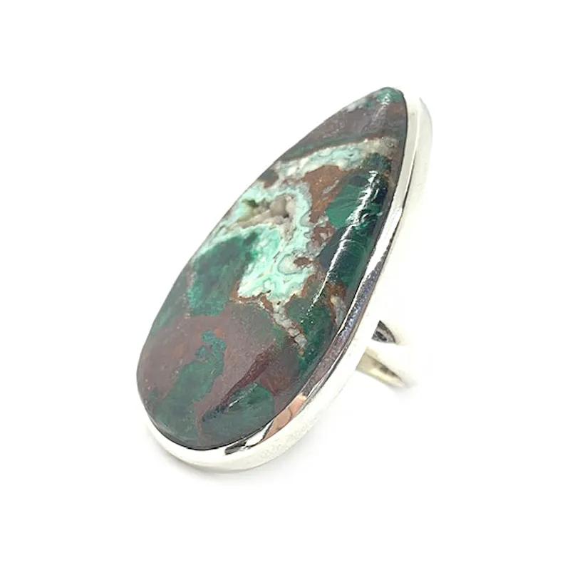 Montie Chrysocolla Statement Ring - A