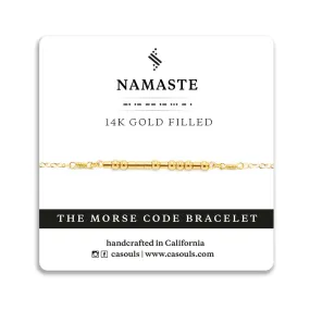 NAMASTE - MORSE CODE BRACELET