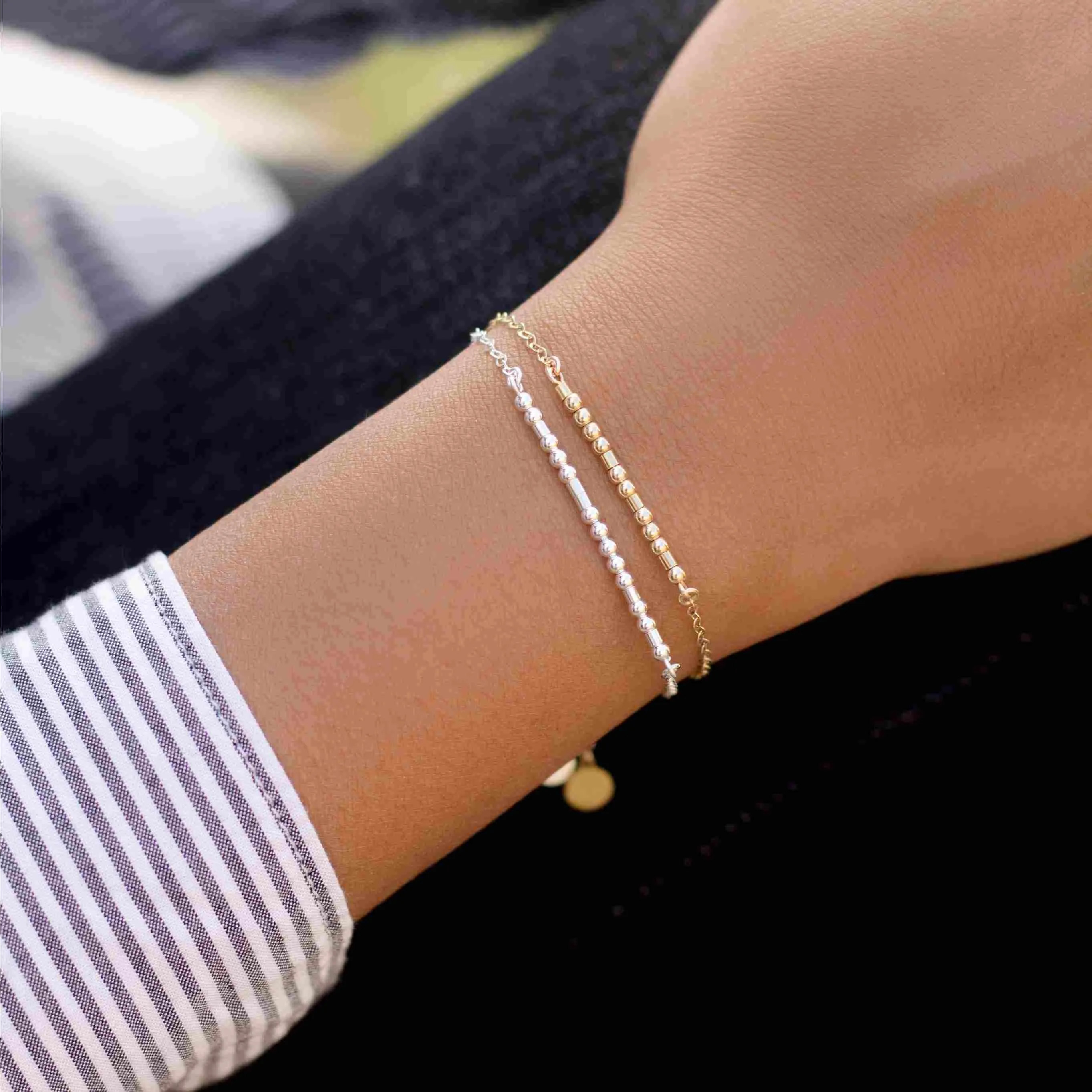 NAMASTE - MORSE CODE BRACELET