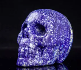 Natural Lapis Lazuli Skull