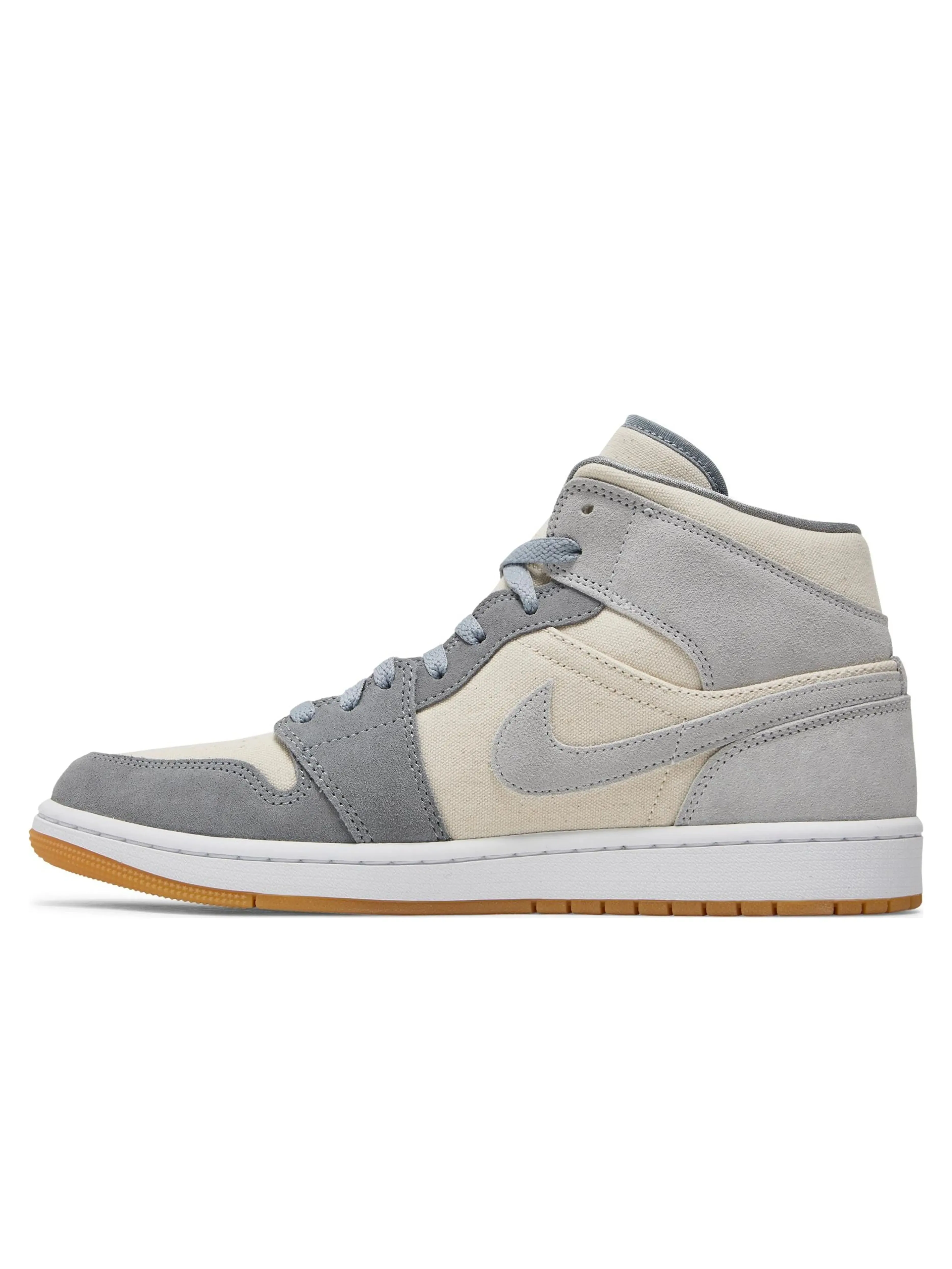 Nike Air Jordan 1 Mid SE Coconut Milk Particle Grey (GS)