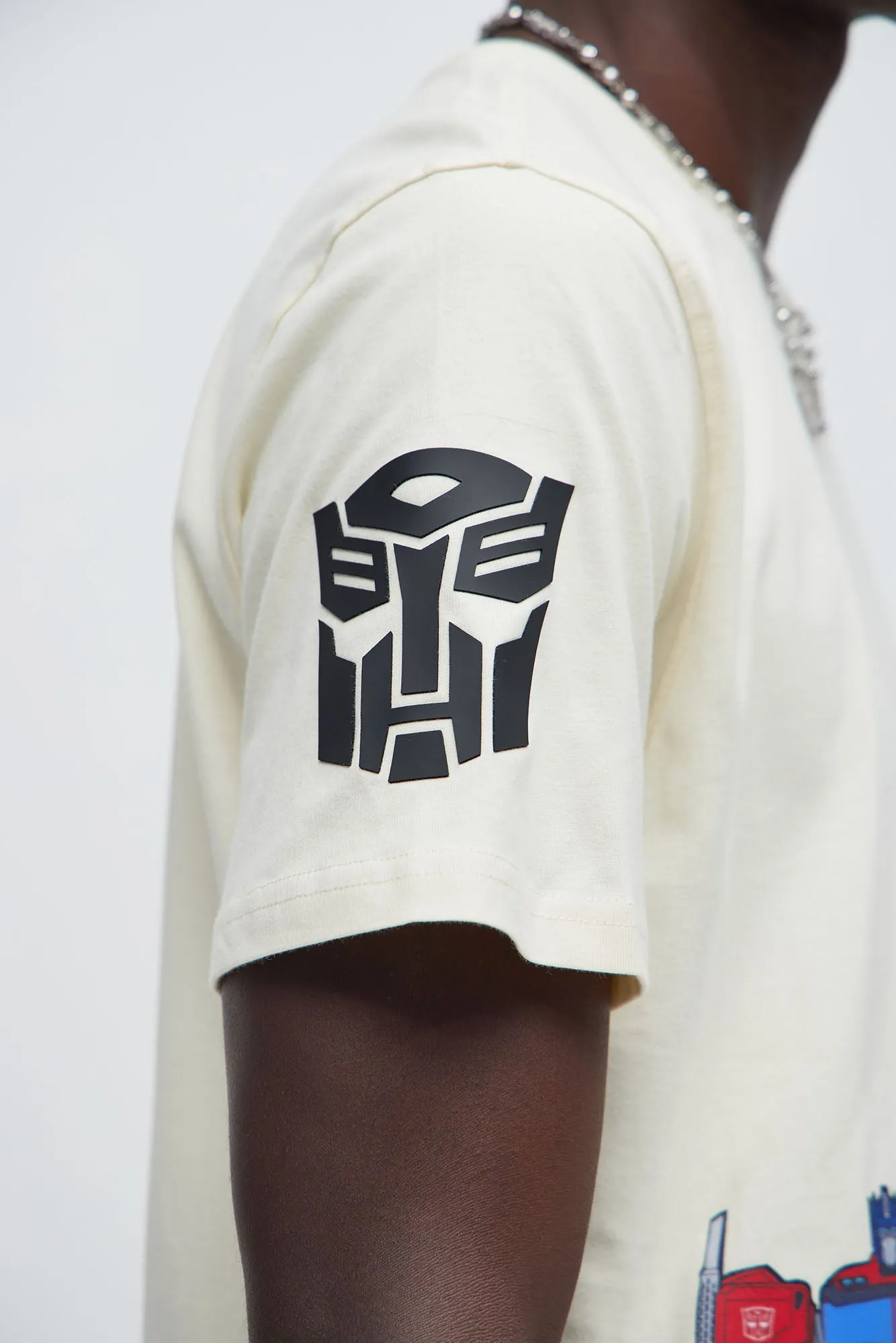 Optimus Prime Transformer Short Sleeve Tee - Off White