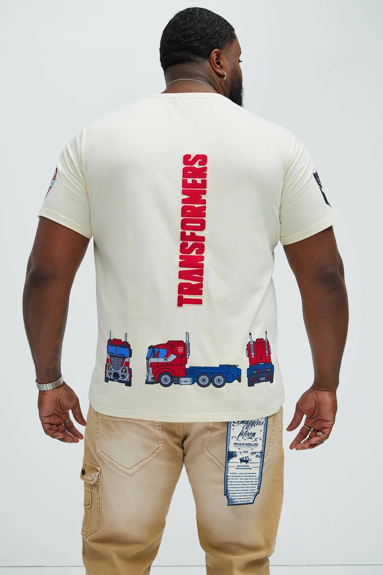 Optimus Prime Transformer Short Sleeve Tee - Off White