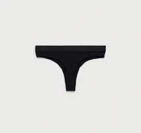 Organic Basics Soft Touch Thong Black