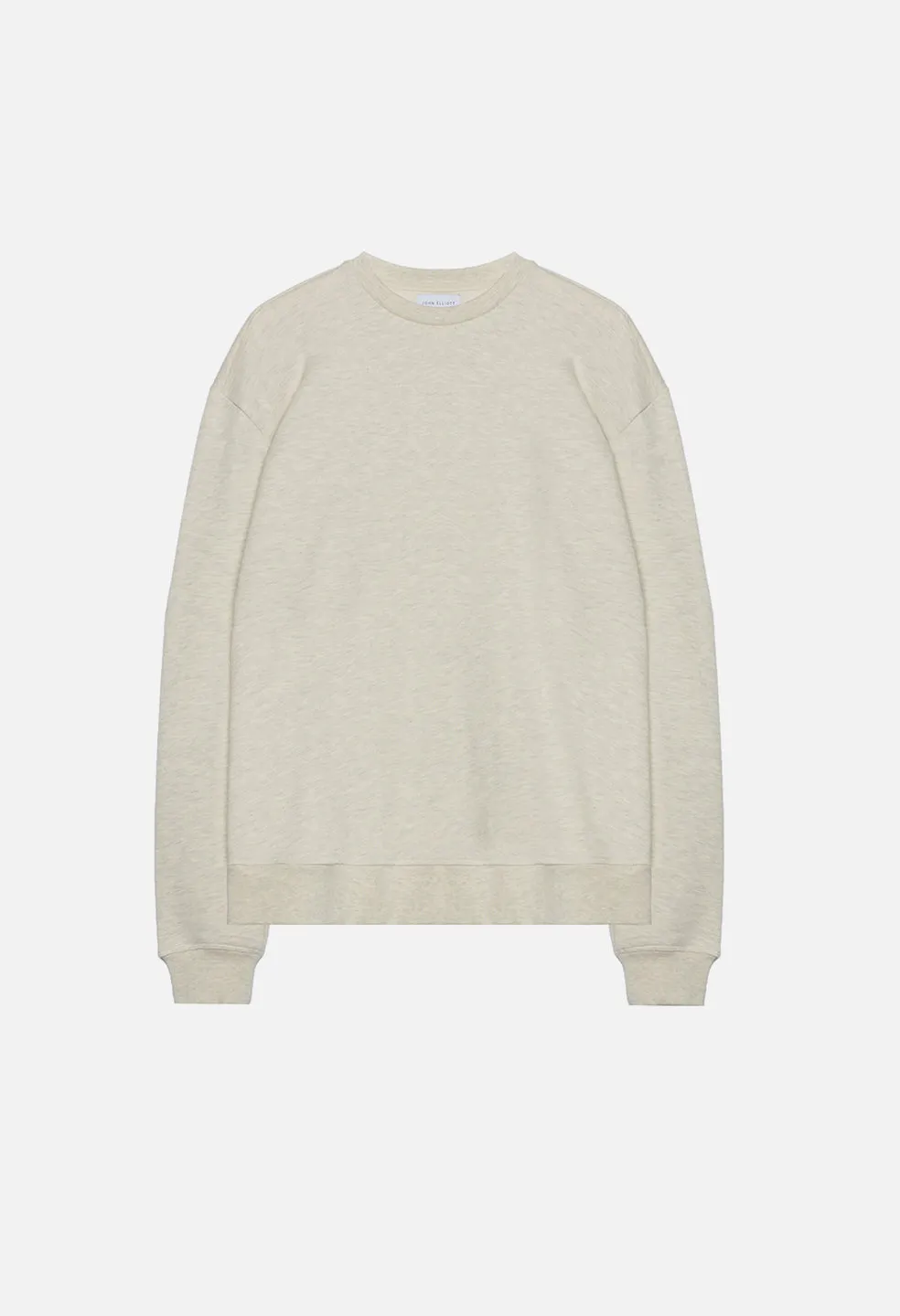 Oversized Crewneck Pullover / Heather Oatmeal