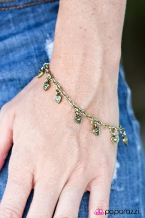 Paparazzi Closer to the Heart Brass Bracelet