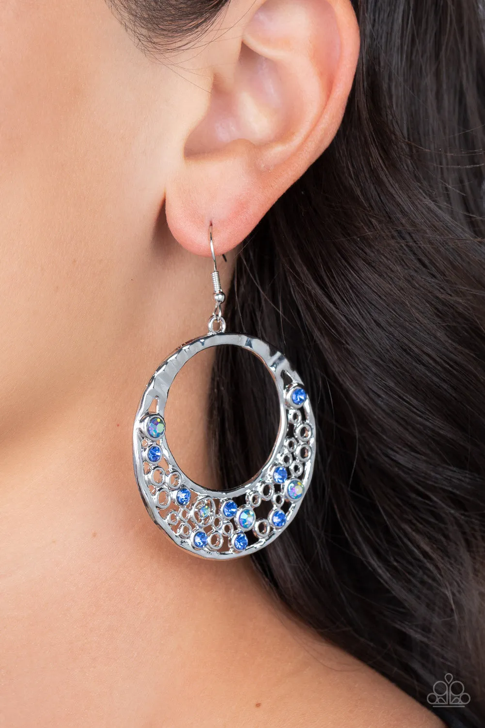 Paparazzi Enchanted Effervescence - Blue Earrings