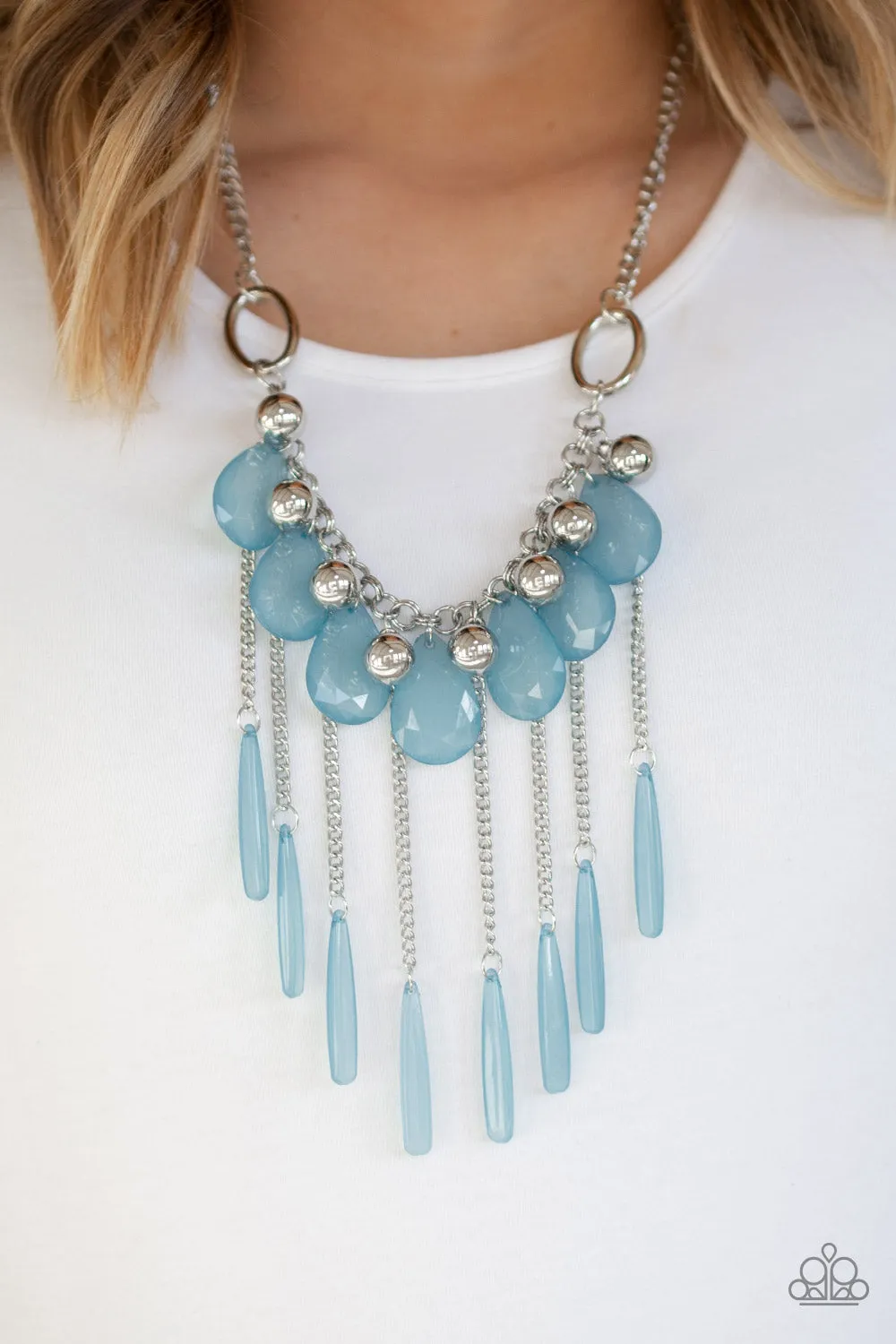 Paparazzi Roaring Riviera - Blue Necklace