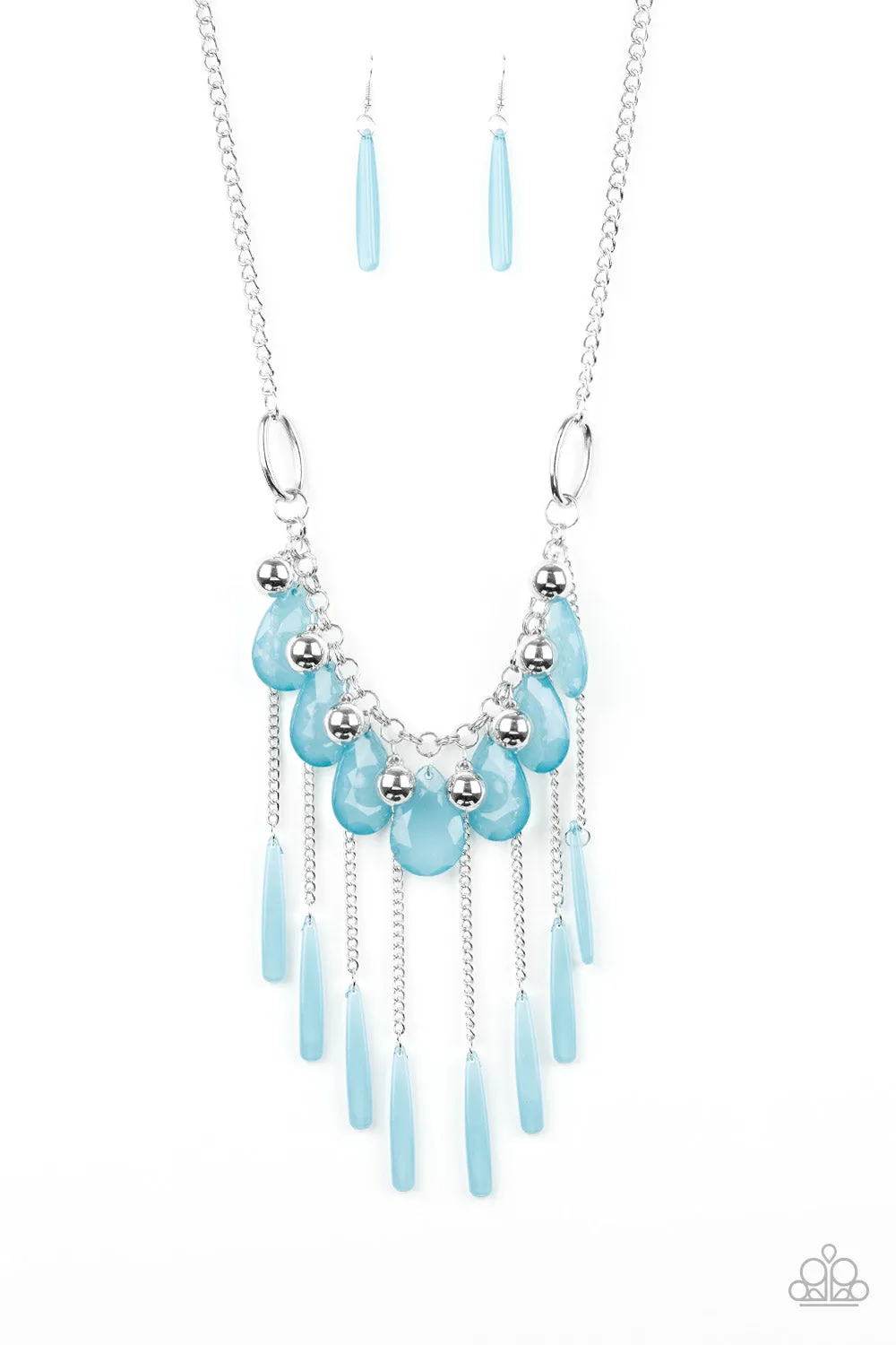 Paparazzi Roaring Riviera - Blue Necklace