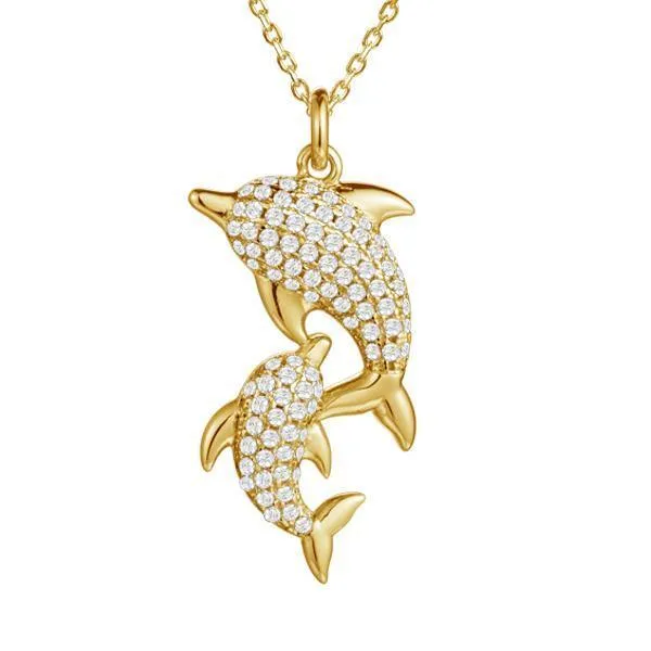 Pavé Diamond Nai'a Lovers Pendant