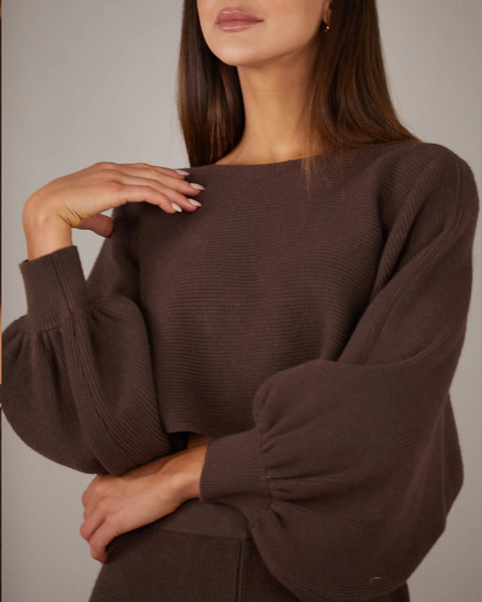 Pinto Knit Shrug Top