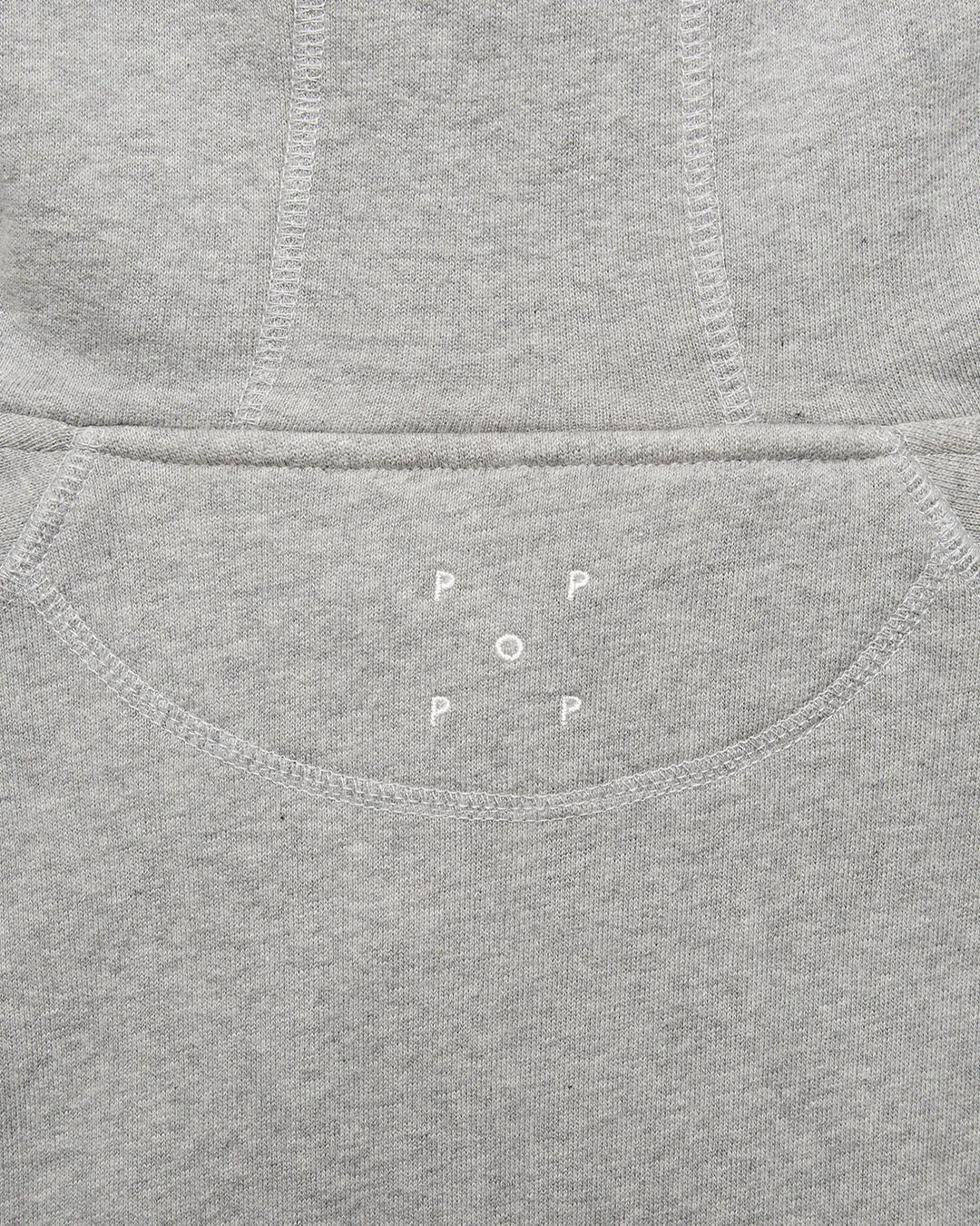 Pop & Miffy Big P Hooded Sweat - Light Heather Grey