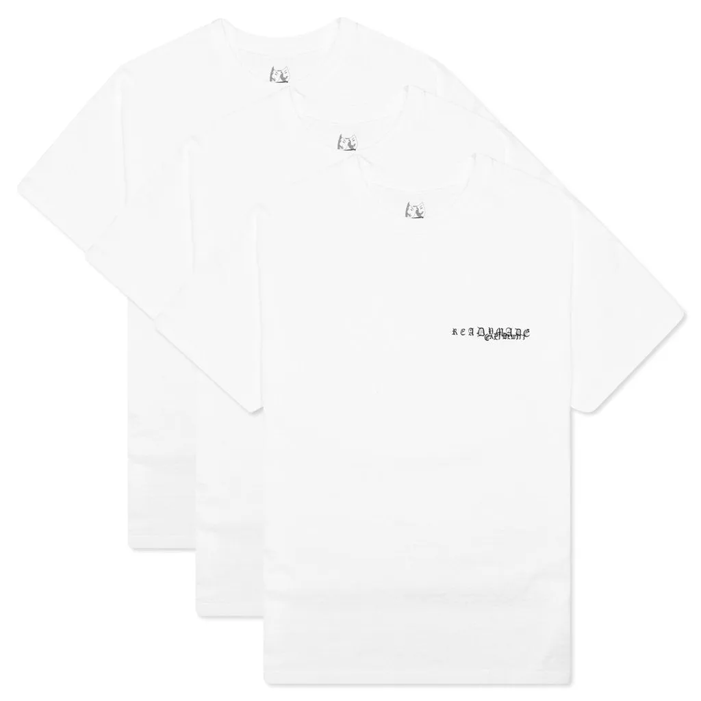 Readymade x Cali Tee 3Pack - White