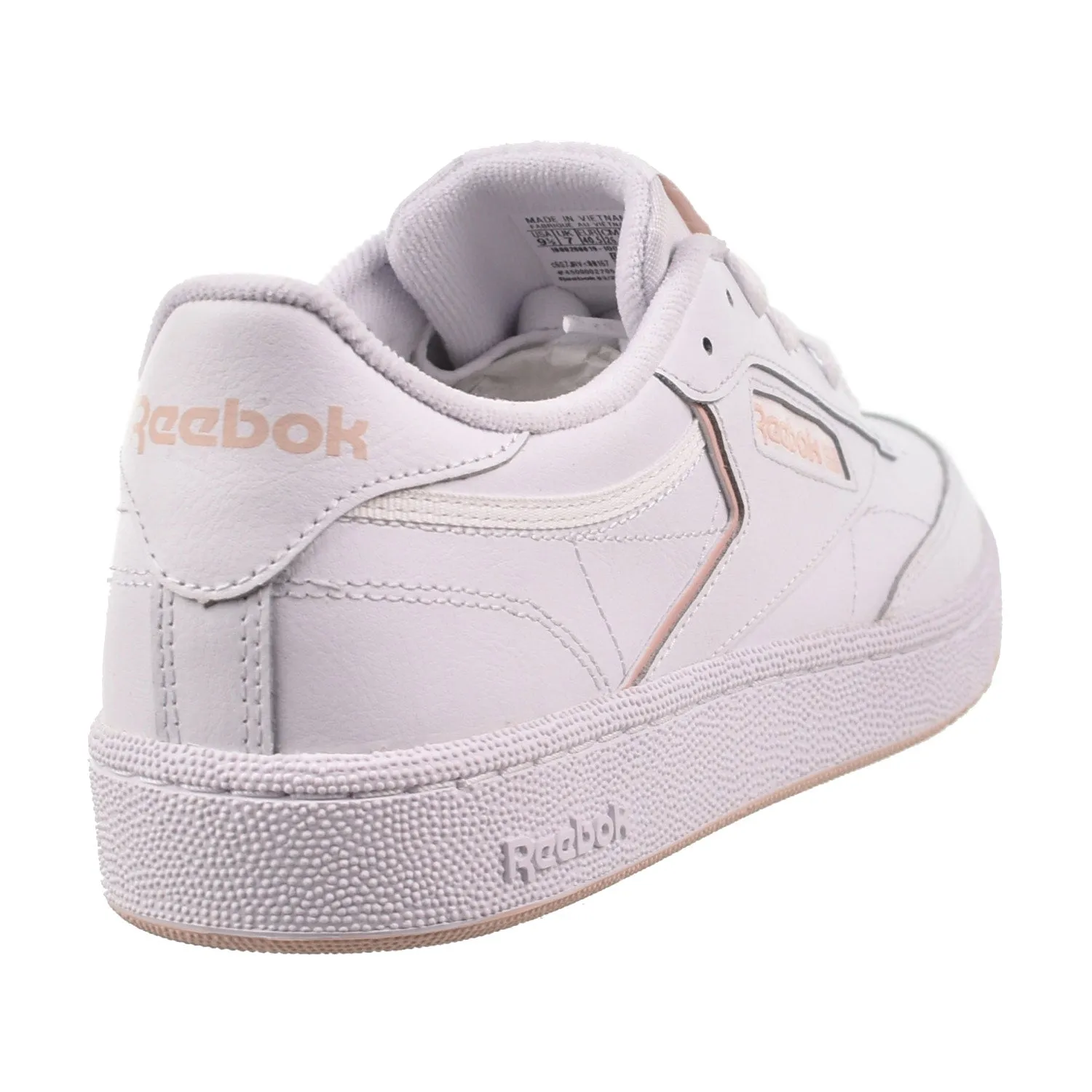 Reebok Club C 85 Leather Women`s Shoes White-Pink