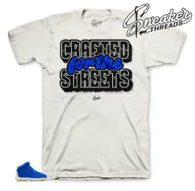 Retro 18 Blue Suede Crafted Shirt