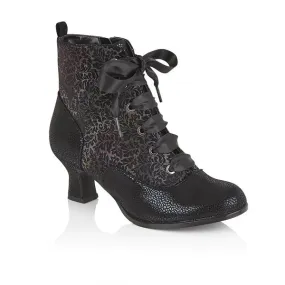 Ruby Shoo Beth Vintage Black Ankle Boot