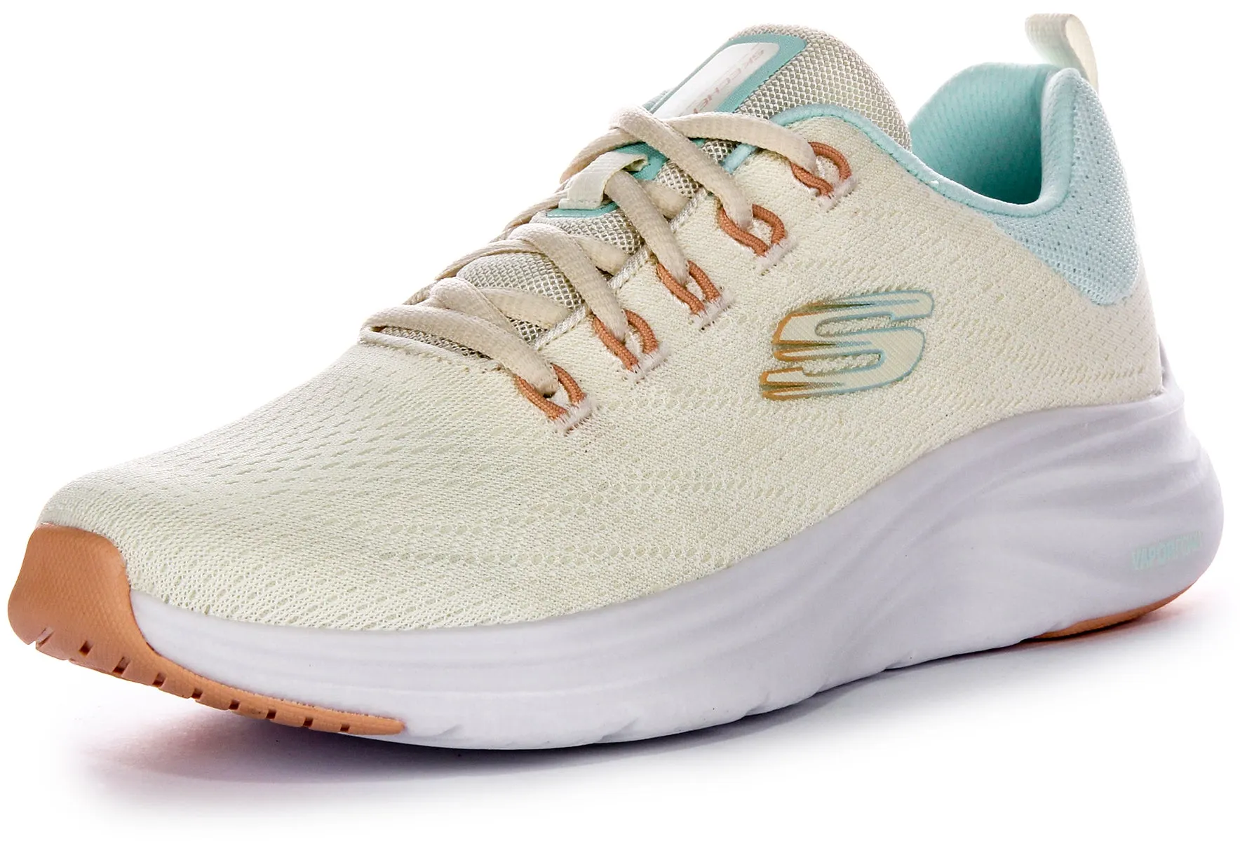 Skechers Vapor Foam Trainers In Beige For Women