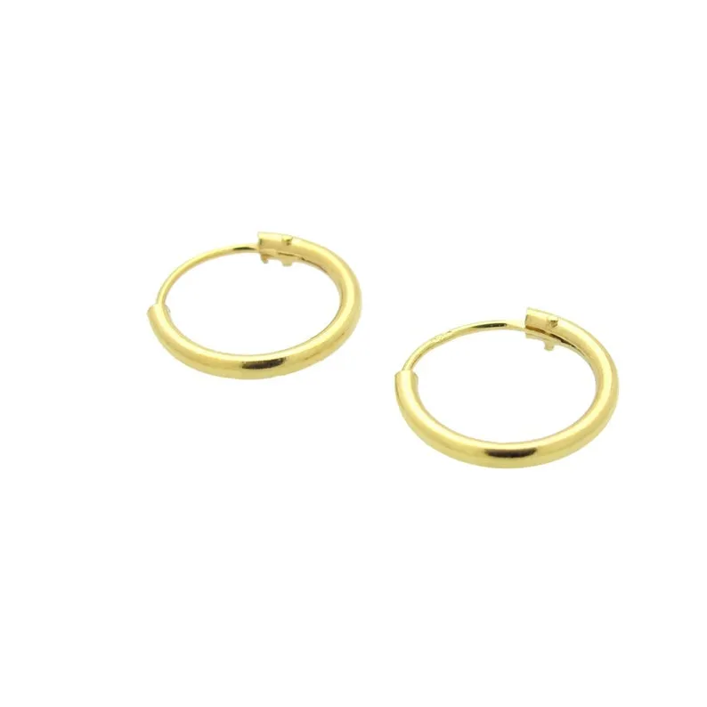 Small Hoops for men - Huggie hoop earrings