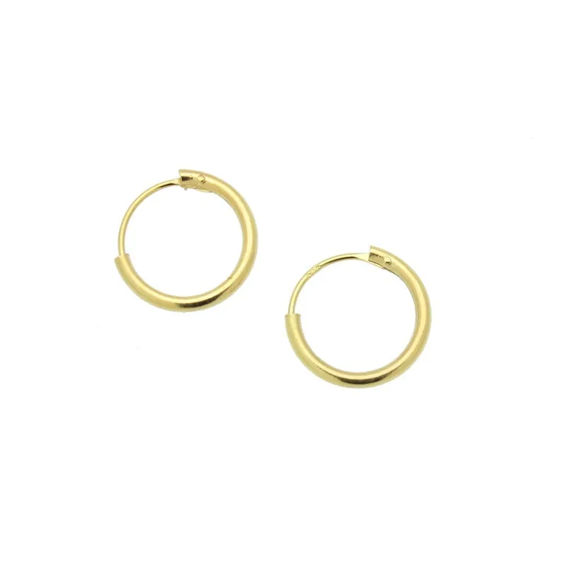 Small Hoops for men - Huggie hoop earrings