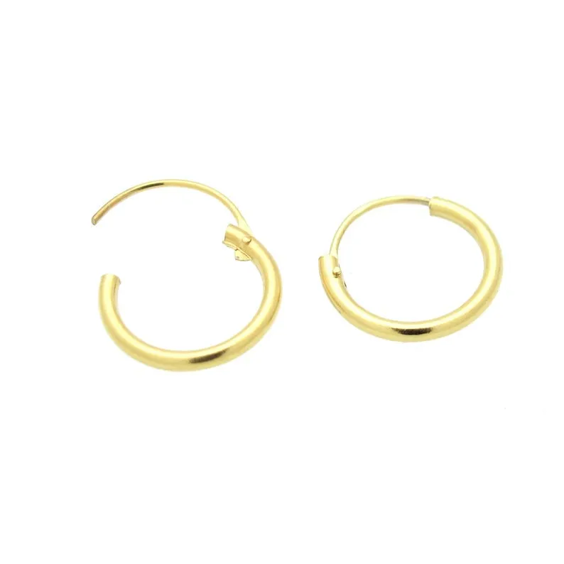 Small Hoops for men - Huggie hoop earrings