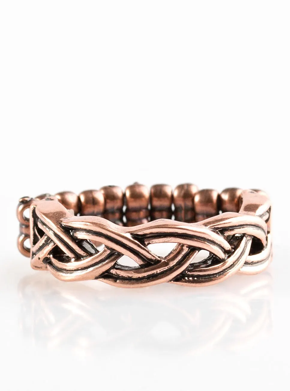 Step Up To The PLAIT Copper Ring