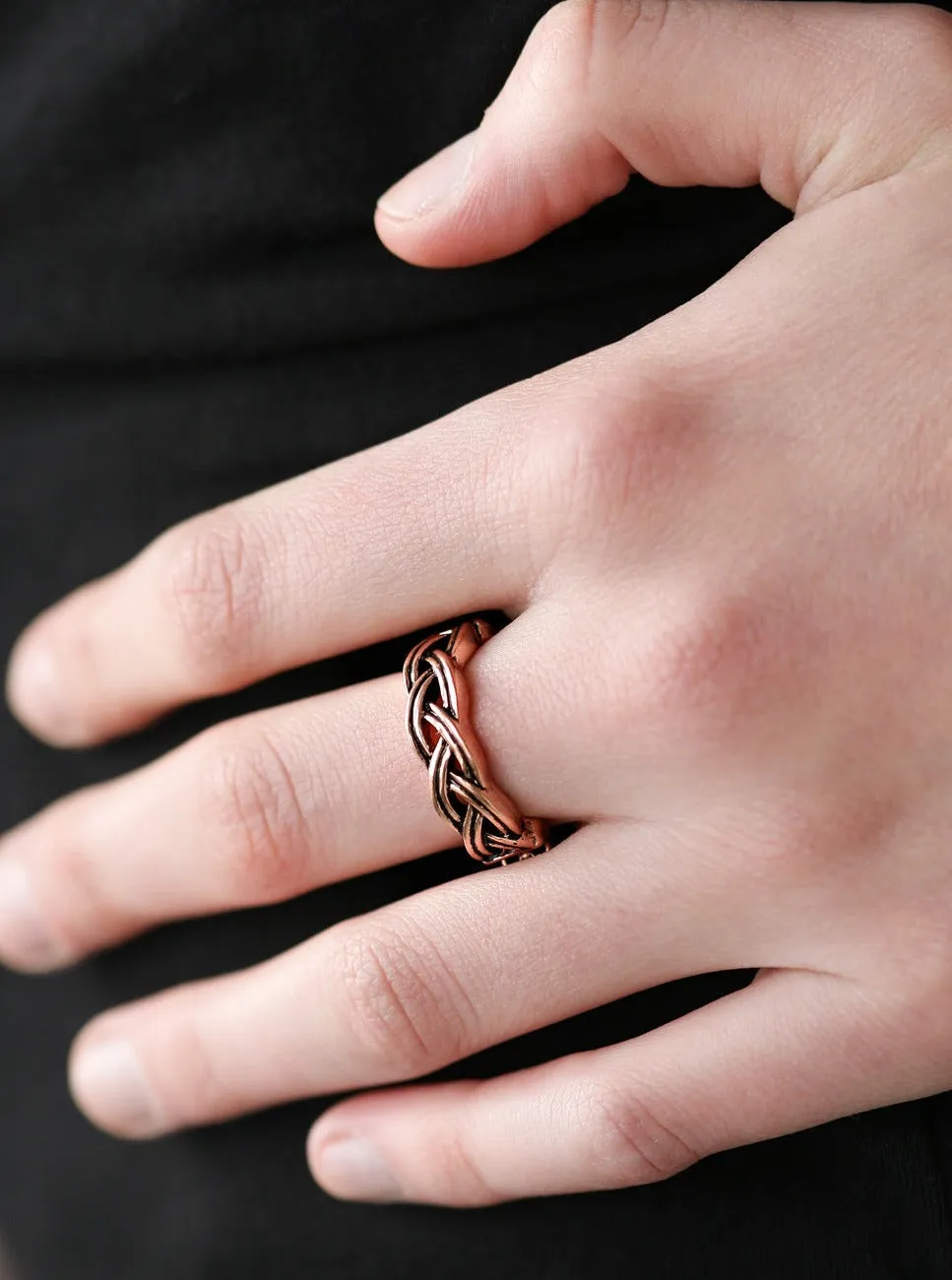 Step Up To The PLAIT Copper Ring