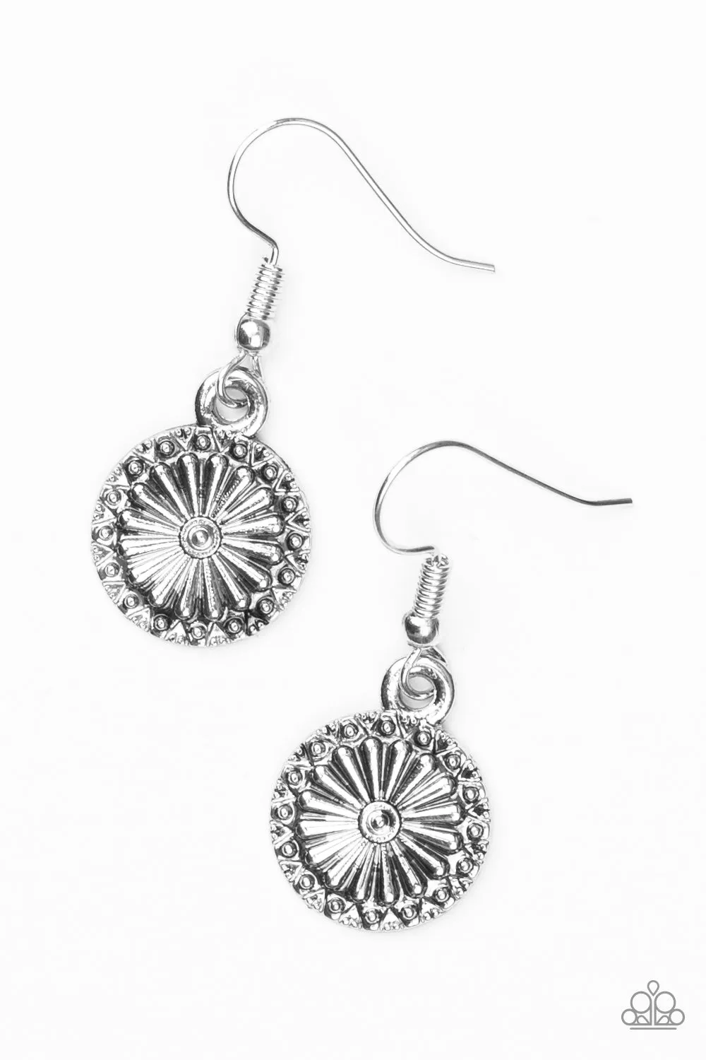 Sunflower Summers Silver Earrings