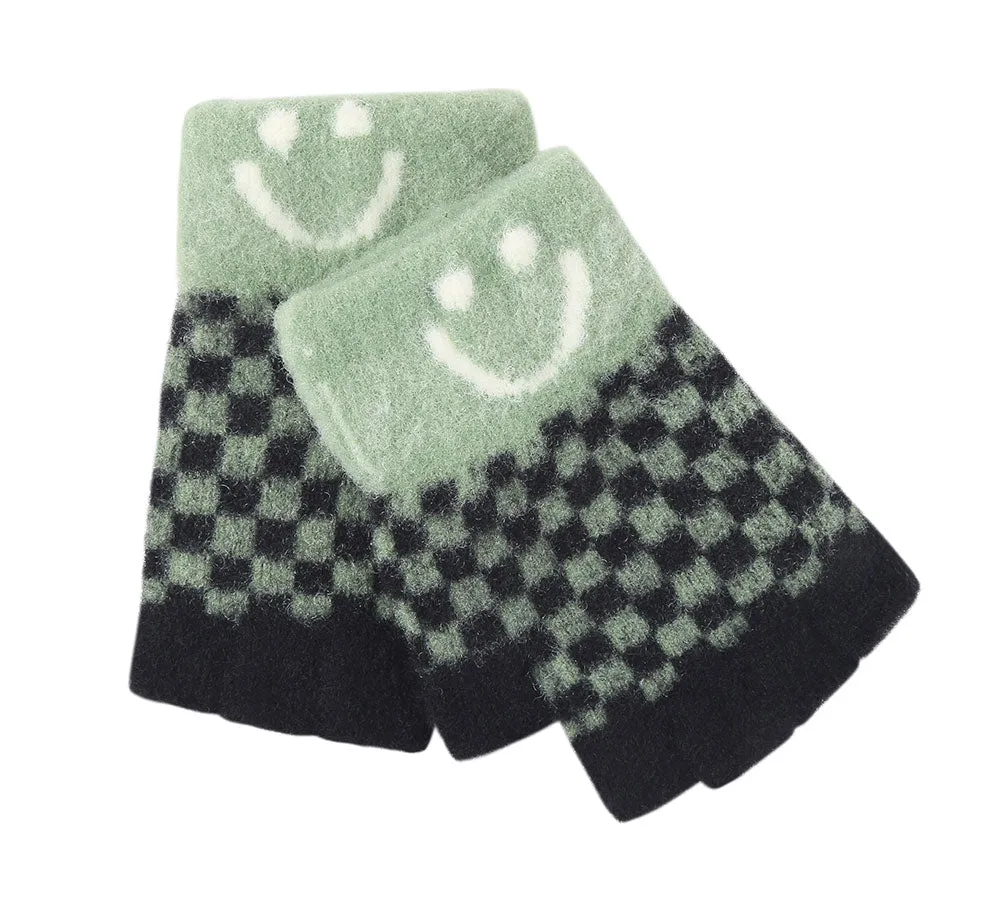 TARRAMARRA Kids Knit Fingerless Ultra Plush Knit Gloves