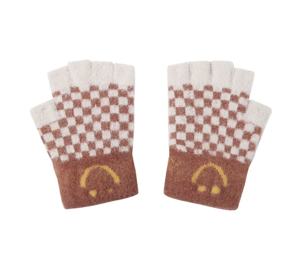 TARRAMARRA Kids Knit Fingerless Ultra Plush Knit Gloves