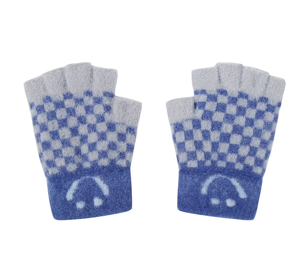 TARRAMARRA Kids Knit Fingerless Ultra Plush Knit Gloves