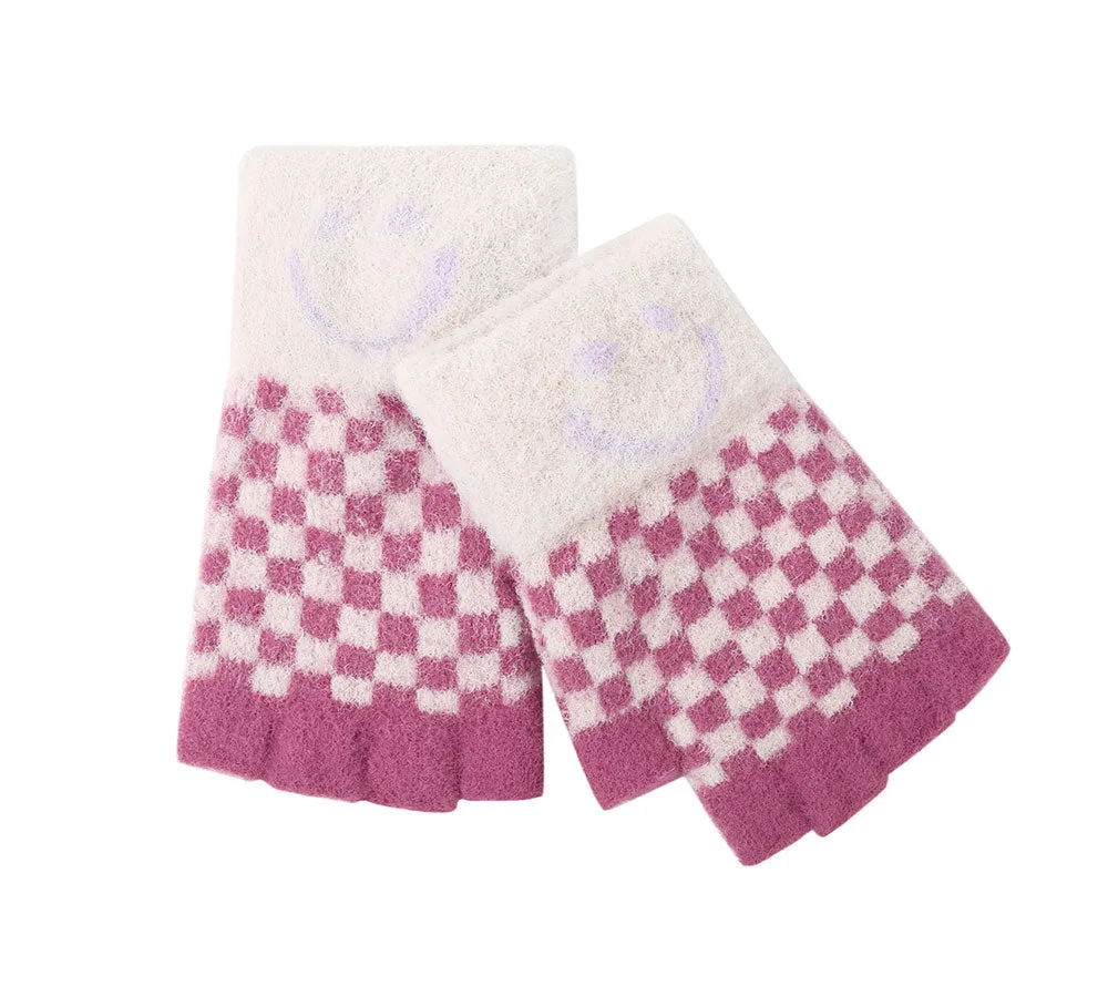 TARRAMARRA Kids Knit Fingerless Ultra Plush Knit Gloves