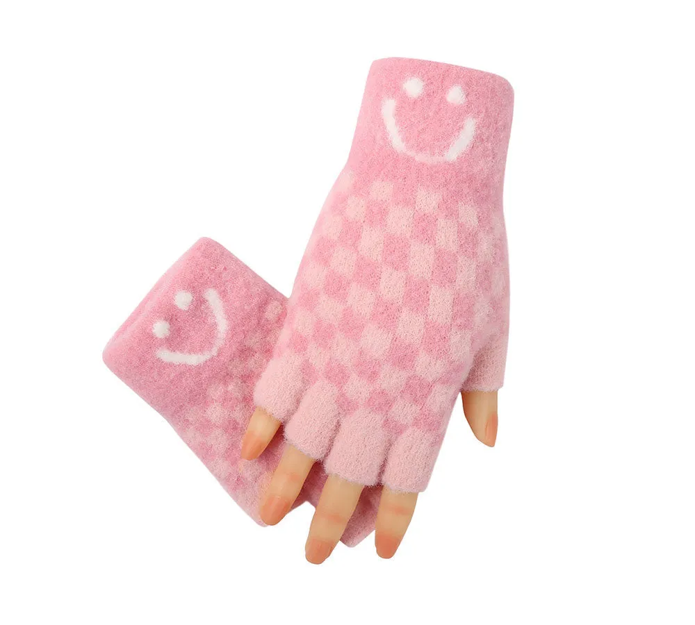 TARRAMARRA Kids Knit Fingerless Ultra Plush Knit Gloves