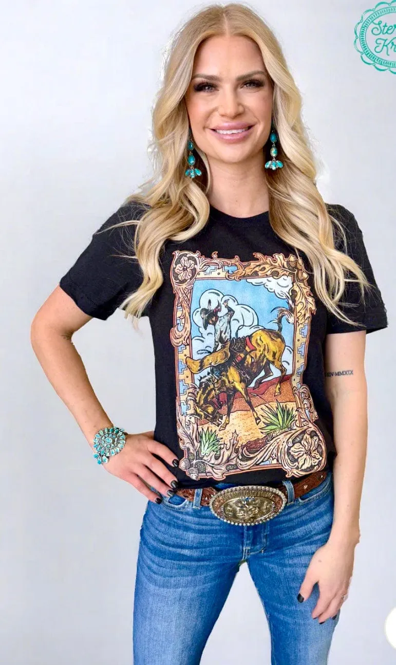 The New Mexico Bucking Horse Tee