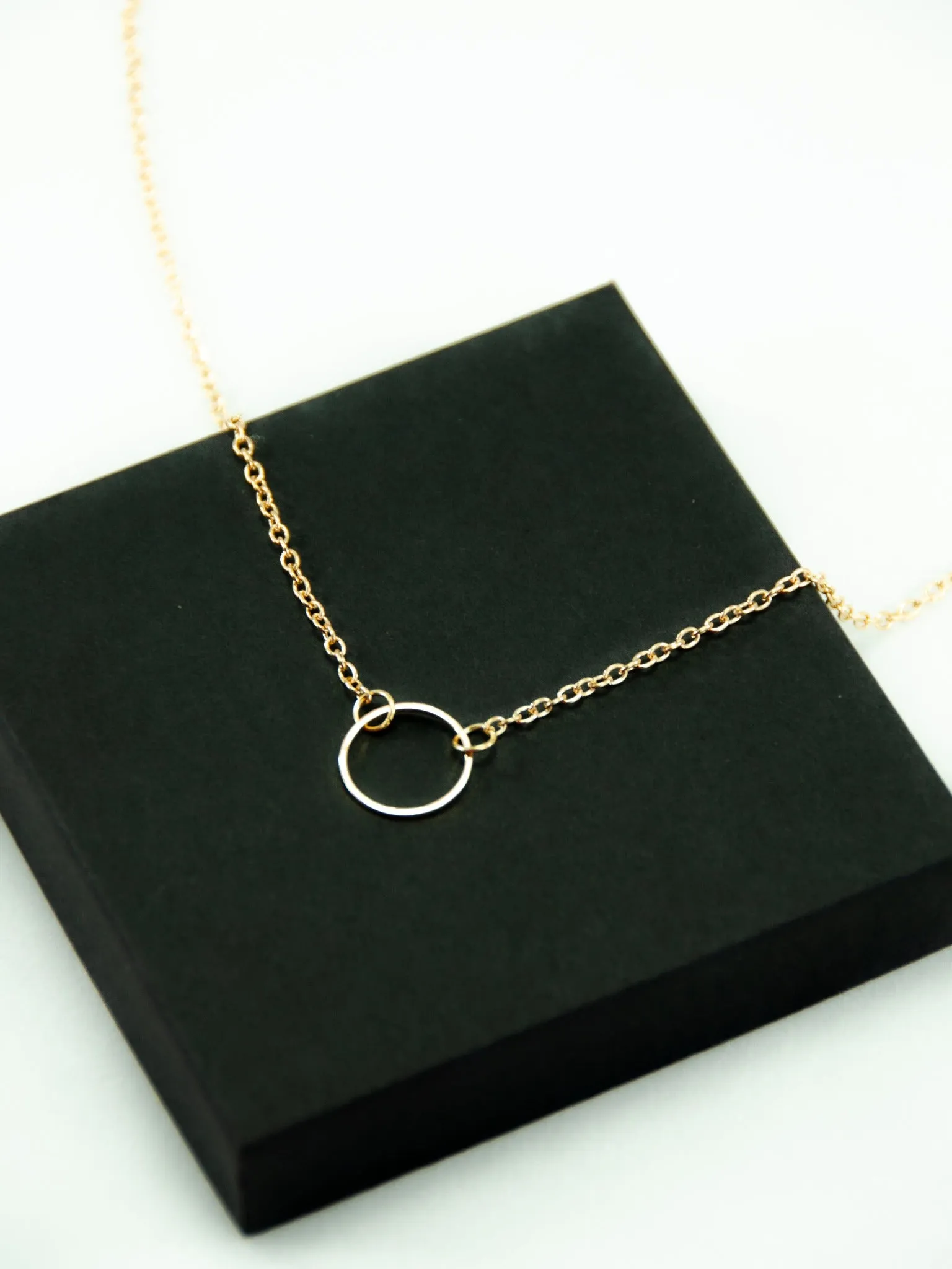 The Present Is Female 14K Gold Necklace Gift