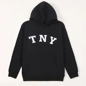 TNY Unisex Oversized Hoodie - Black