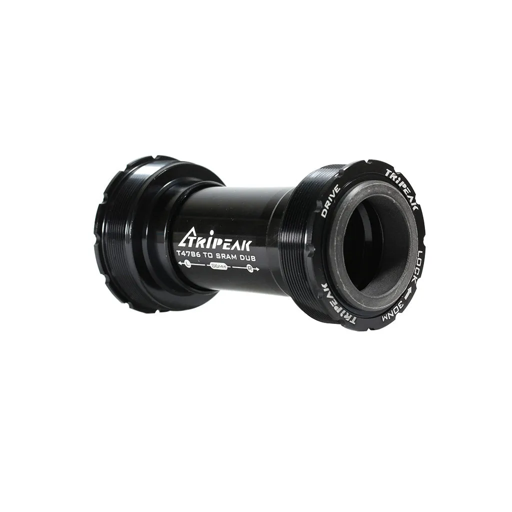 Tripeak T47 Bottom Bracket, SRAM DUB-Road - 86mm - Black