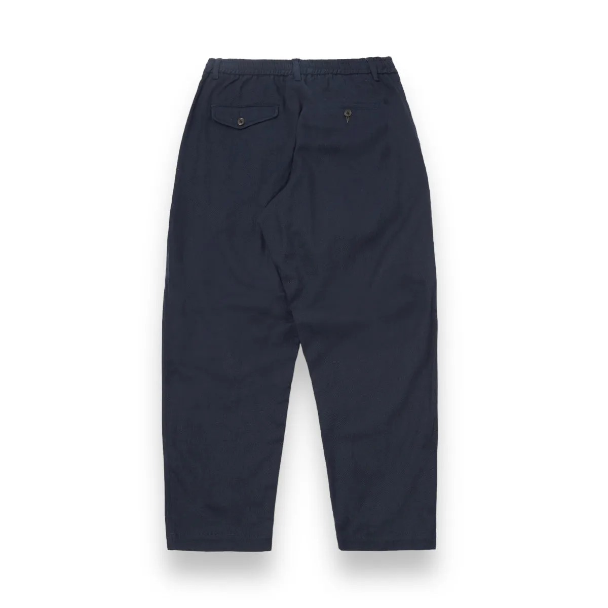 Universal Works Pleated Track Pant 29181 Winter Twill navy