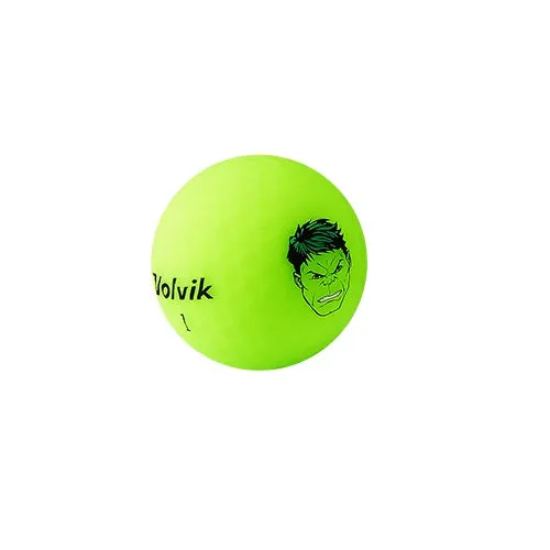 Volvik Marvel Vivid Marvel X Character Golf Balls