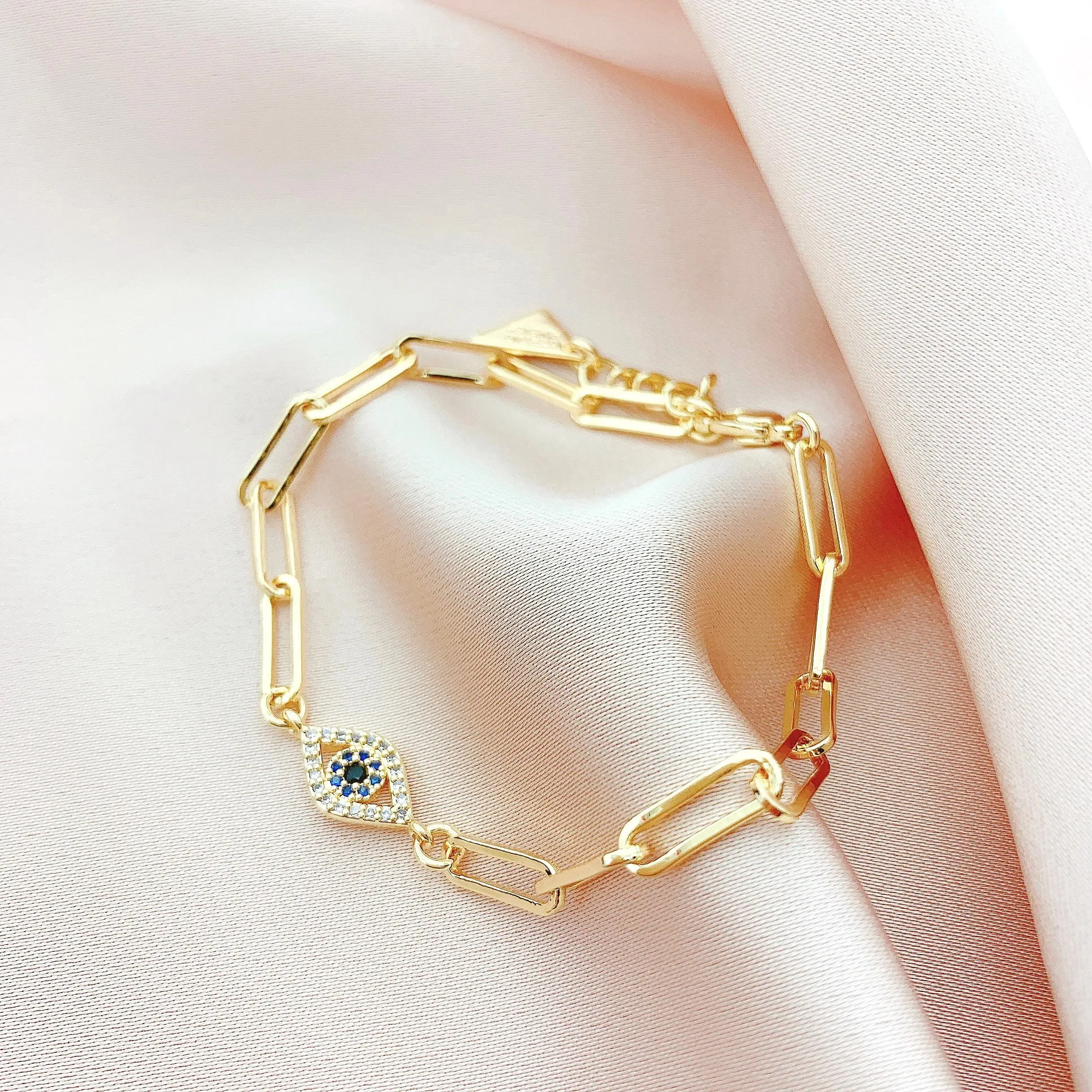 Women's Fashion CZ Evil eye Bracelet