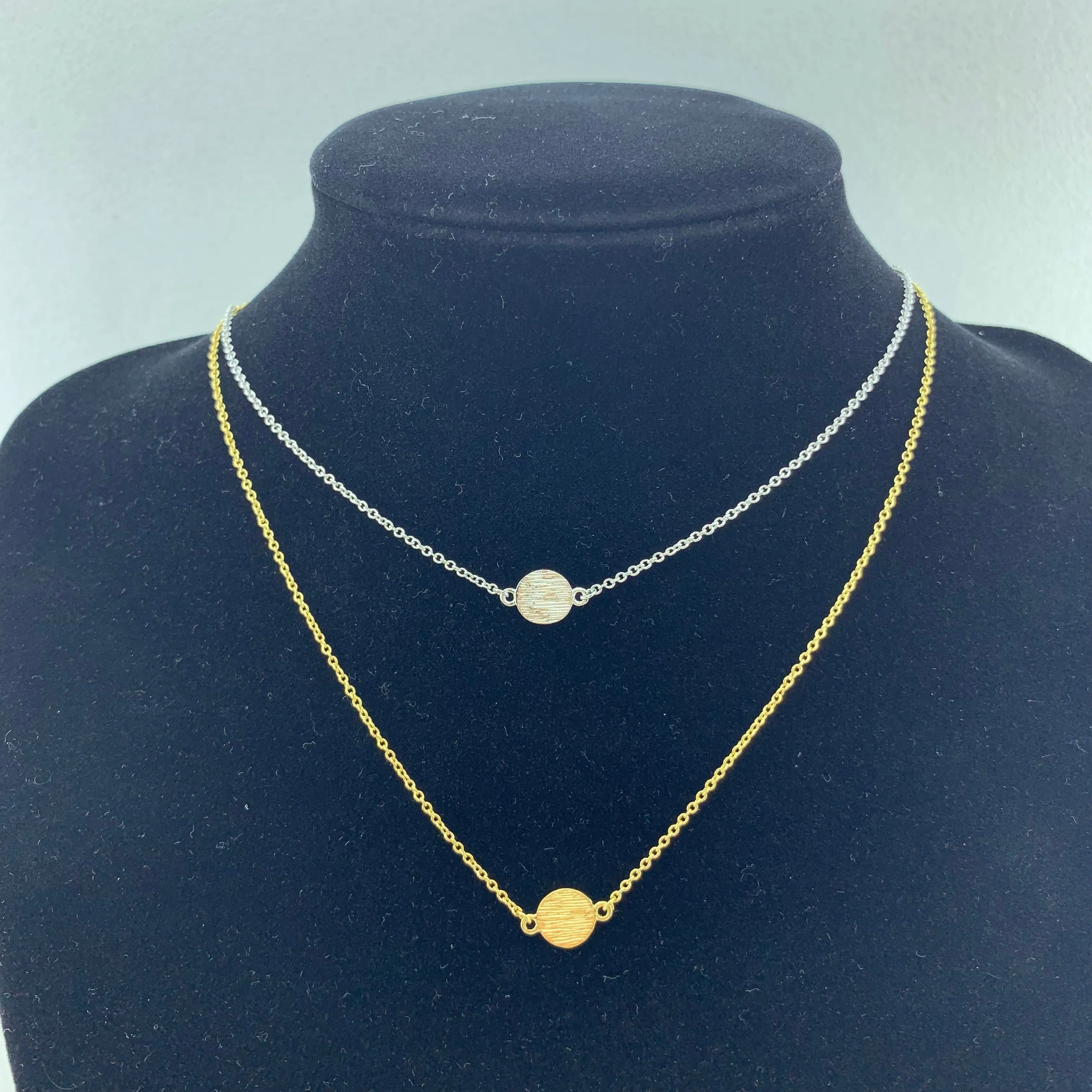 Women's Fashion Plain Pendant Necklace