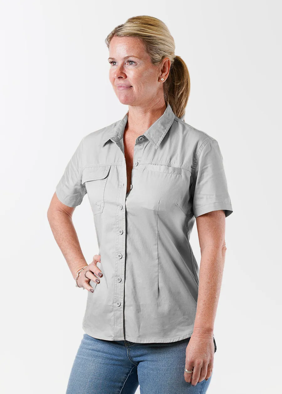 Women's short sleeve tradie shirt